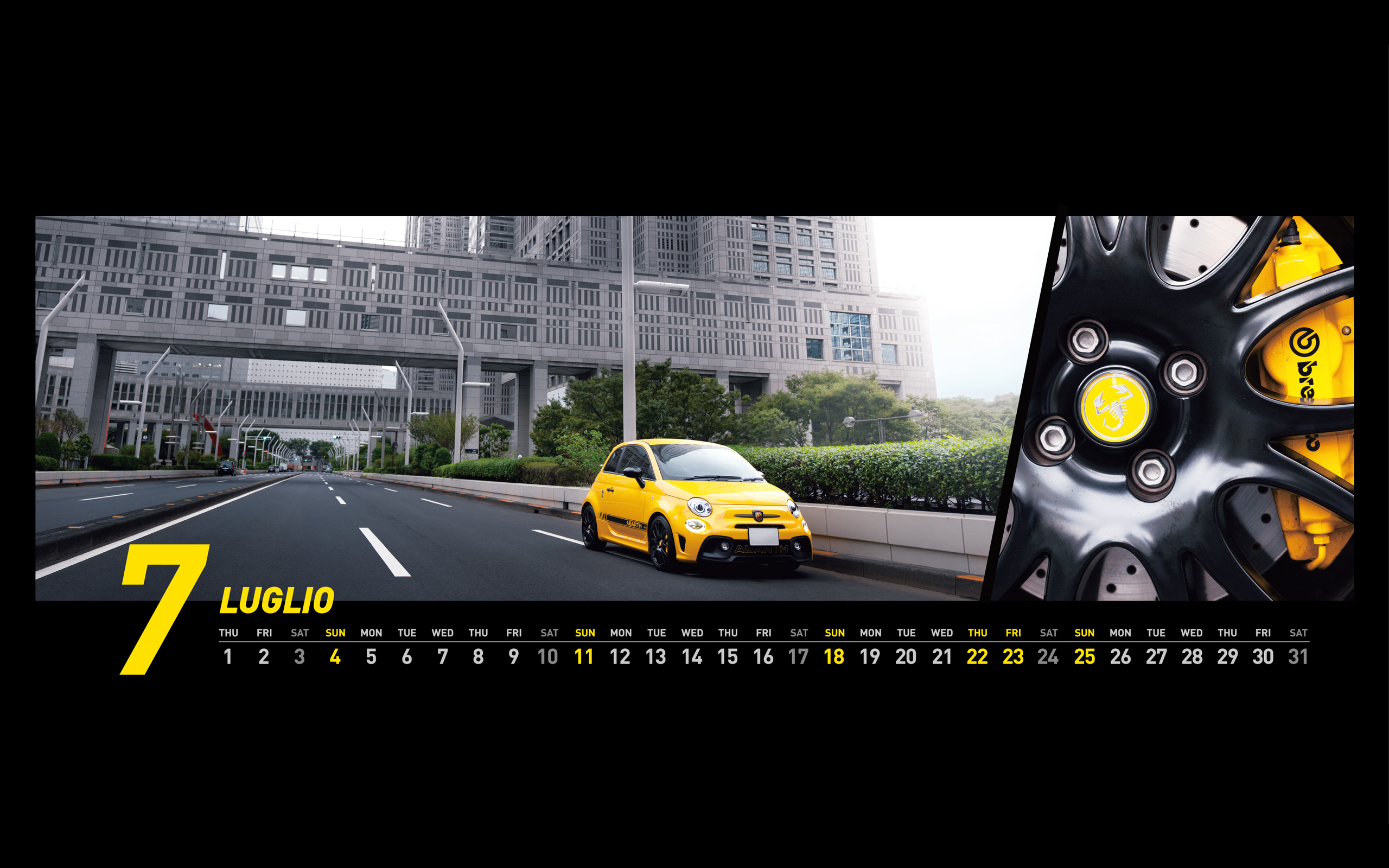 Abarth 21年オリジナルカレンダー壁紙 Abarth アバルト Abarth 21年オリジナルカレンダー壁紙 Abarth アバルト