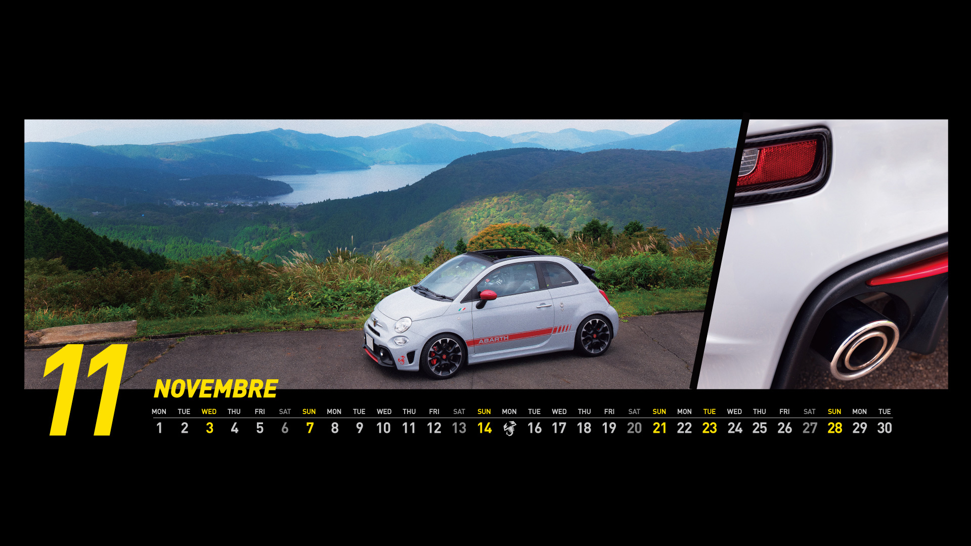 Abarth 21年オリジナルカレンダー壁紙 Abarth アバルト Abarth 21年オリジナルカレンダー壁紙 Abarth アバルト
