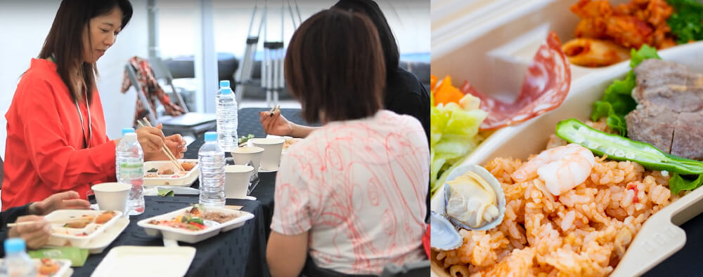 参加者全員でランチ女子会