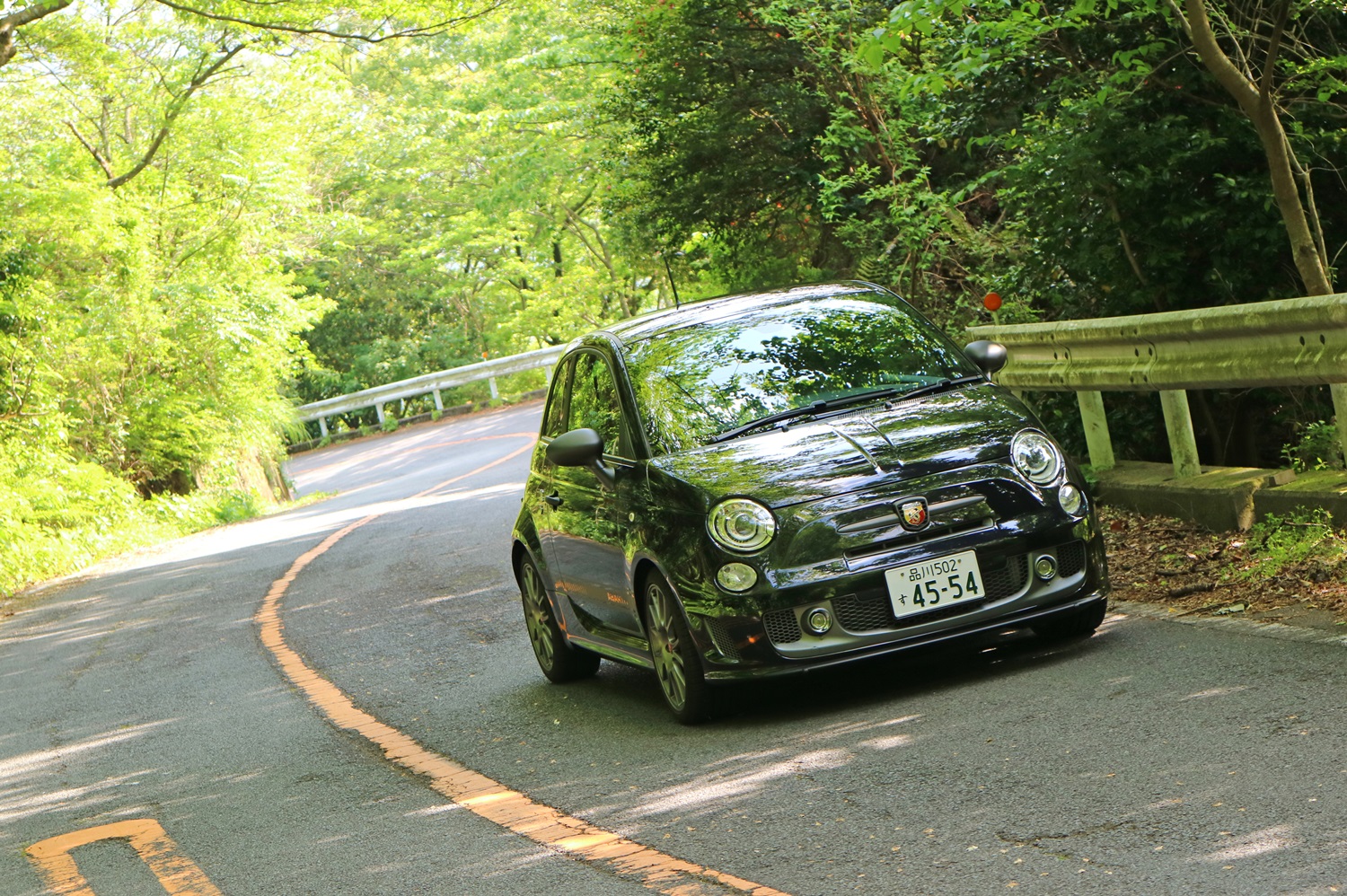 アバルトで走りたいワインディングロード 椿ライン編 Abarth Scorpion Magazine