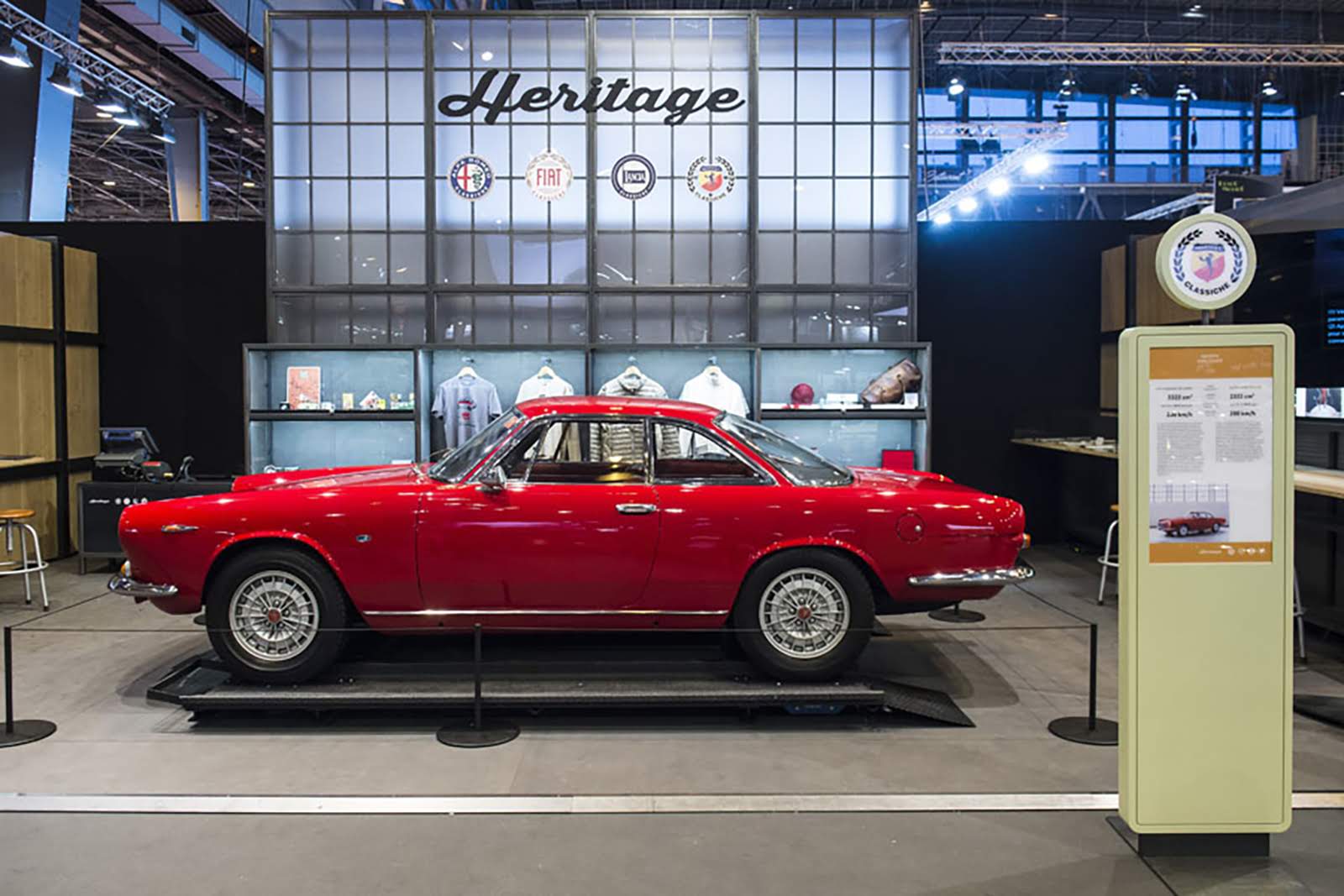 Heritage booth - retromobile Show - Paris